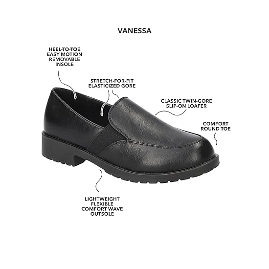 Easy Street Vanessa Womens Moc Closed Toe Slip-On Shoe