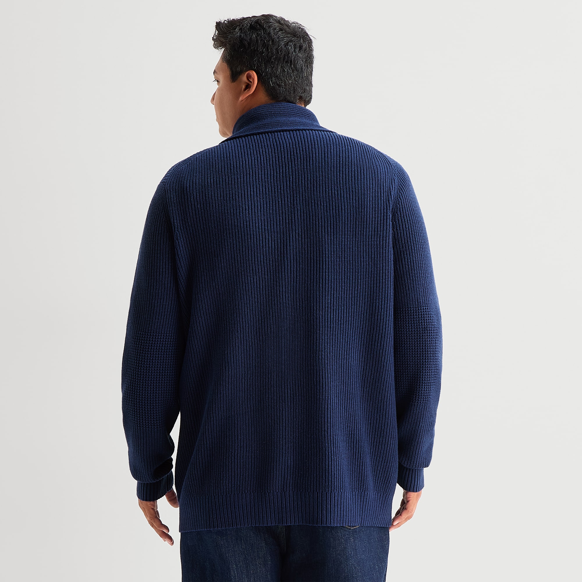 St. John's Bay Shawl Mens V Neck Long Sleeve Button Big and Tall Cardigan