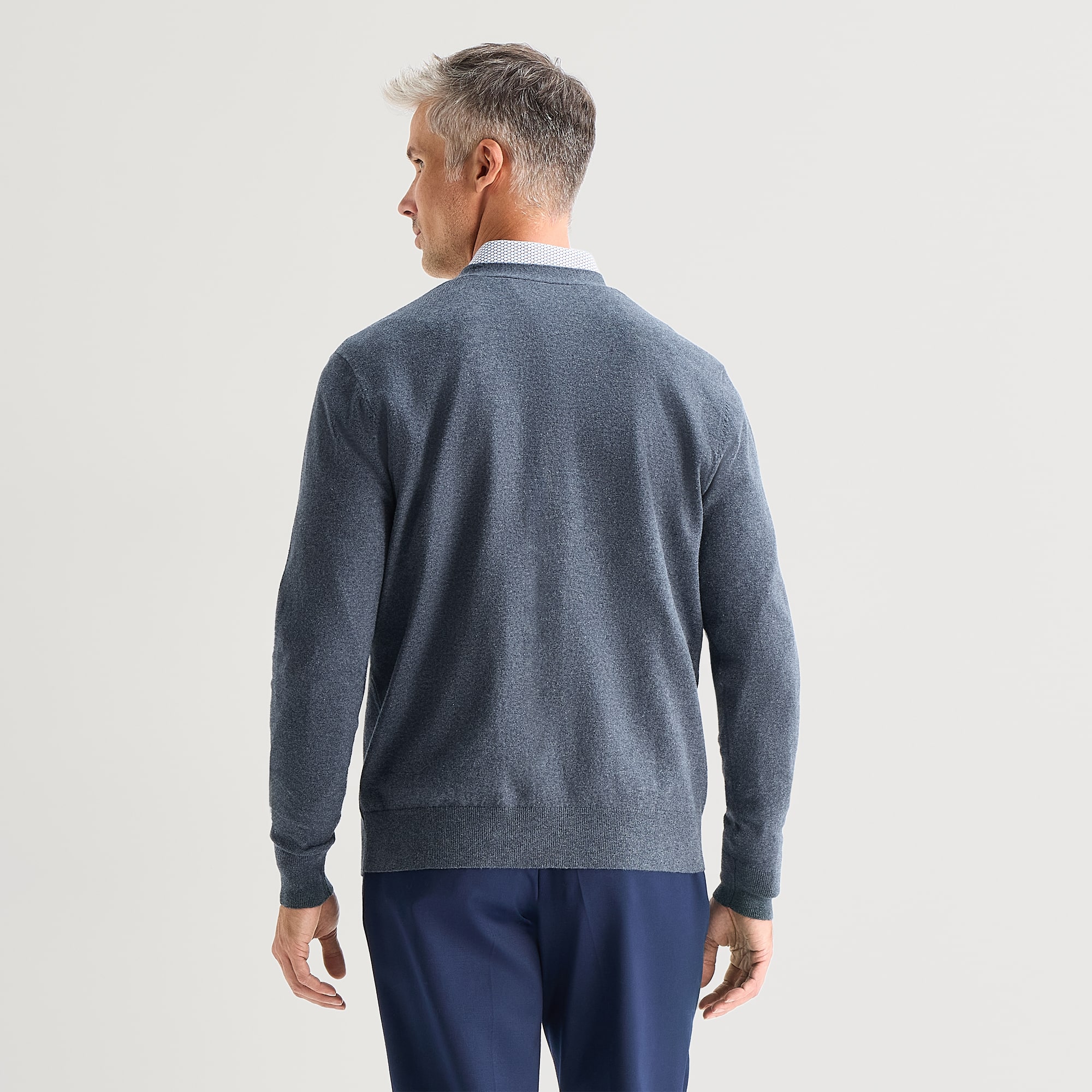 Stafford Pocketed Mens Long Sleeve Button Cardigan