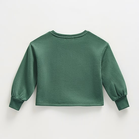 Grayson Little Toddler Girls Crew Neck Fleece Long Sleeve Sweatshirt
