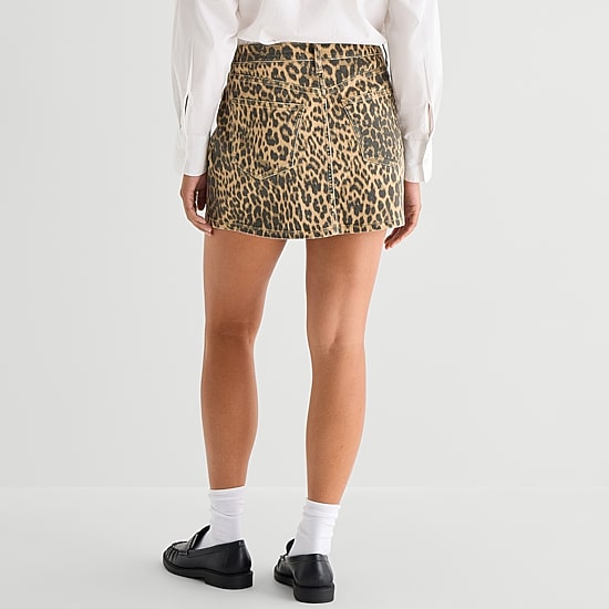 A.N.A Womens Mid Rise Mini Denim Skirt