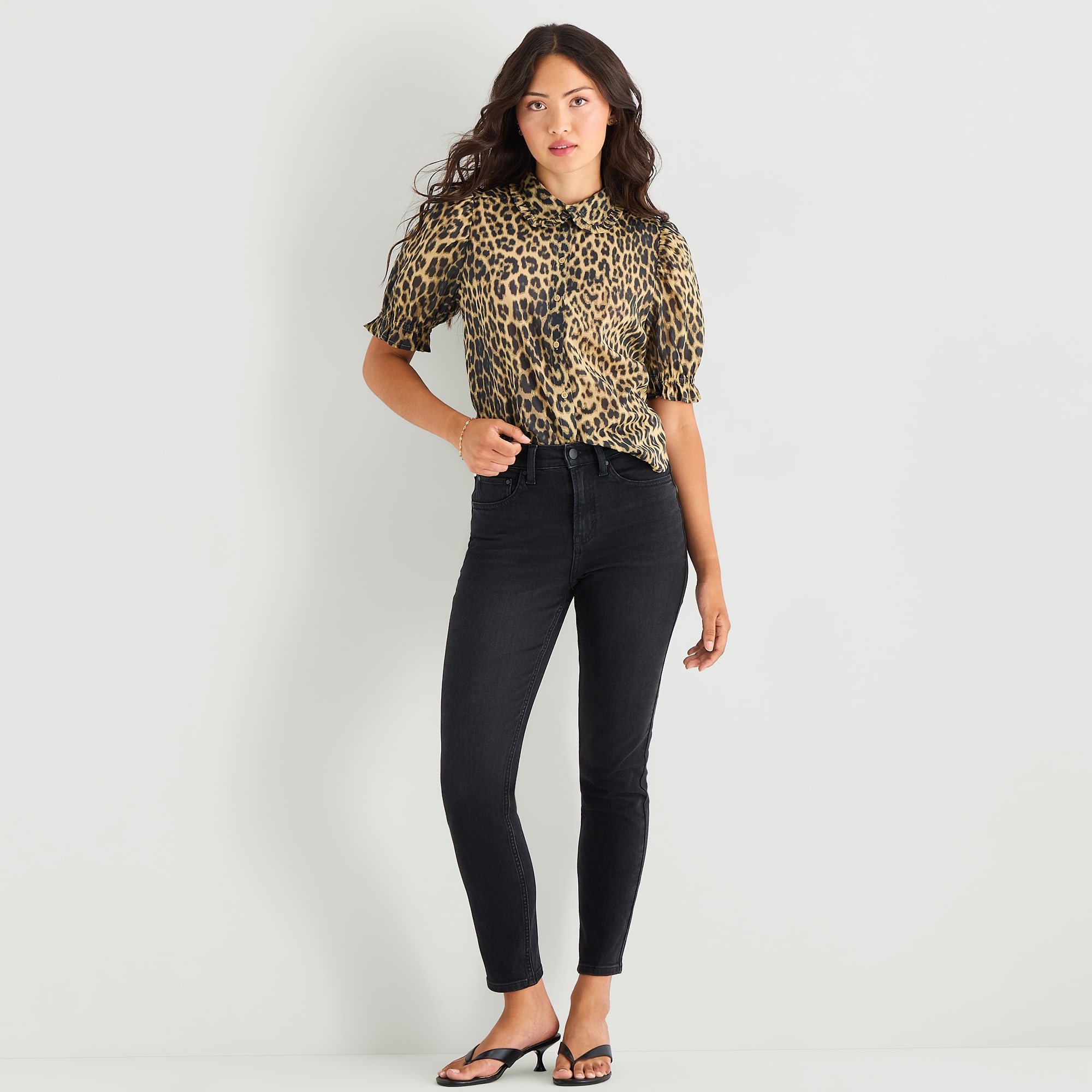 A.N.A Womens Short Sleeve Blouse