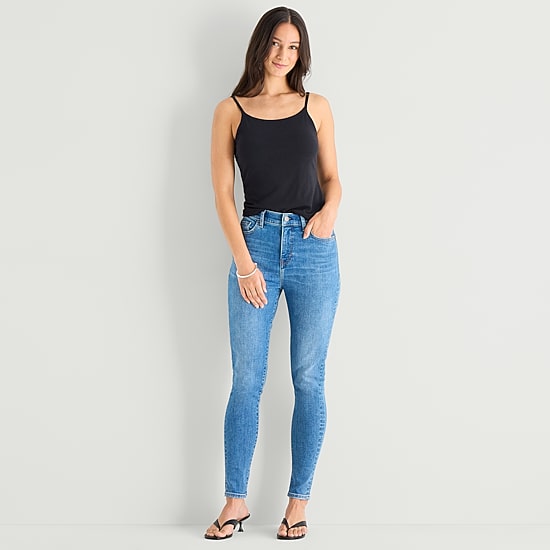 a.n.a Womens High Rise Skinny Fit Jean