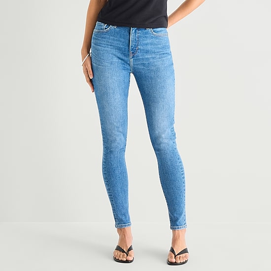 a.n.a Womens High Rise Skinny Fit Jean
