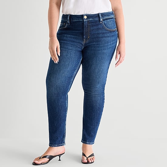 A.N.A Womens High Rise Skinny Fit Jean