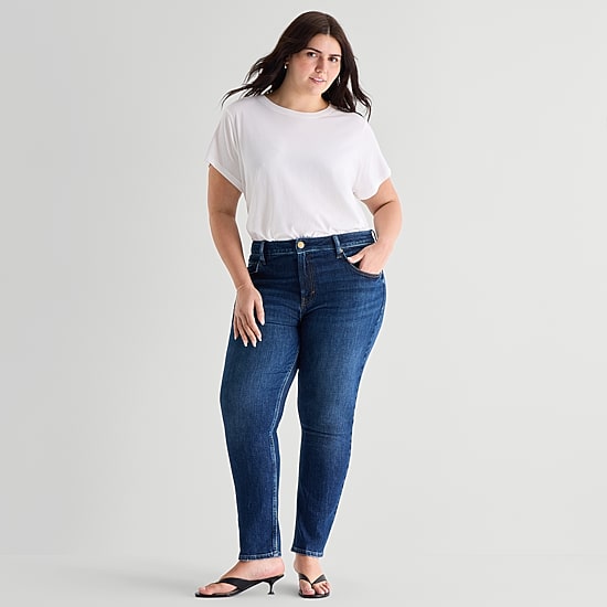 A.N.A Womens High Rise Skinny Fit Jean