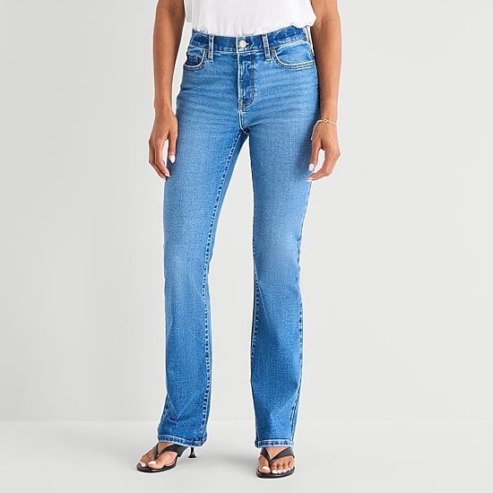 a.n.a Womens High Rise Bootcut Jean