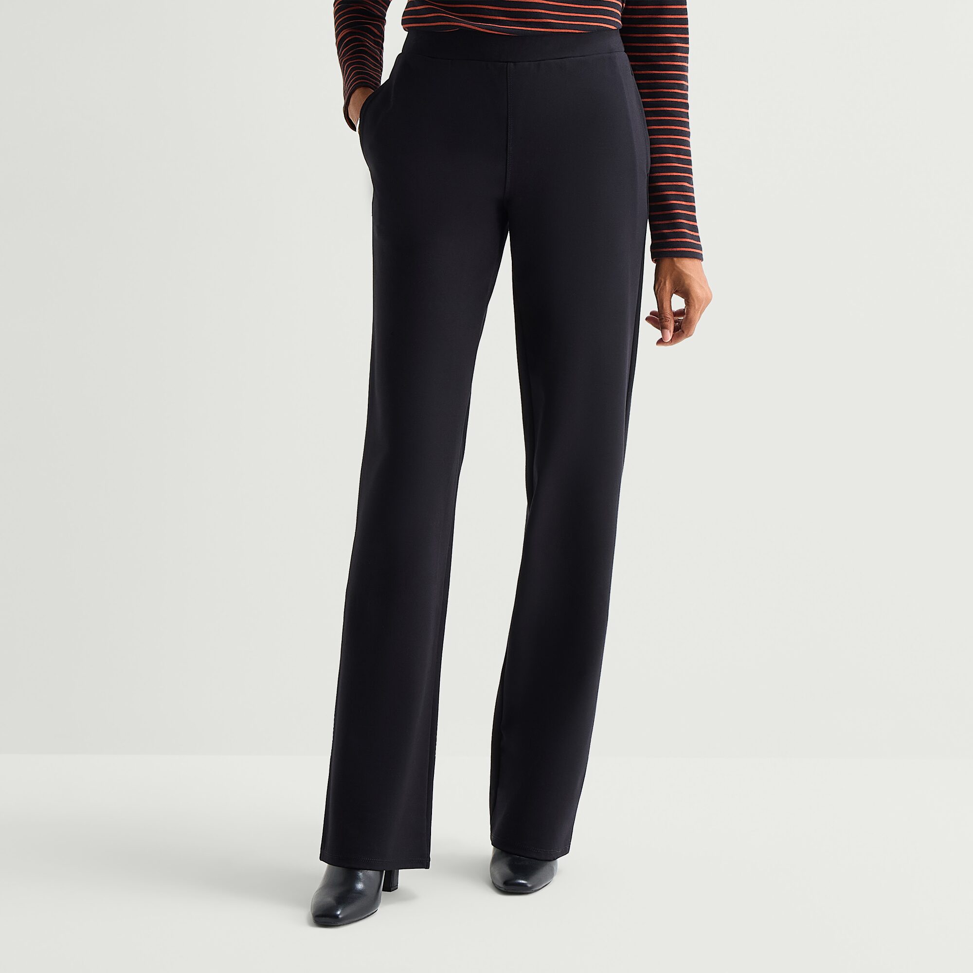 St. John's Bay Womens Tall Wide Leg Pull-On Pant