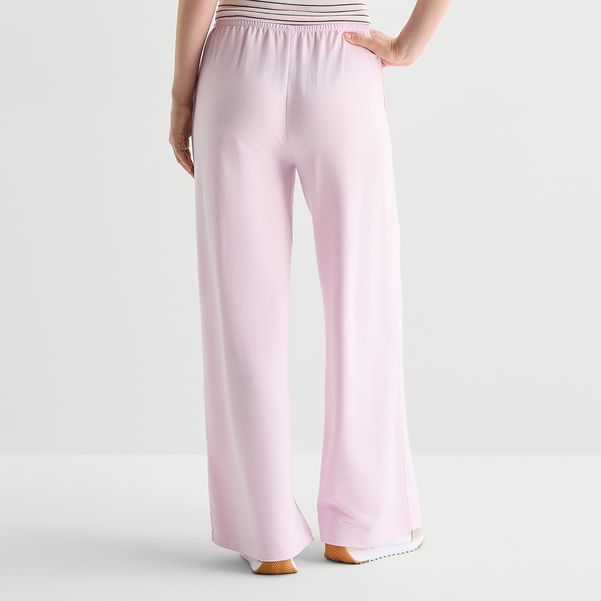 Arizona Womens Juniors Straight Mid Rise Lounge Pant