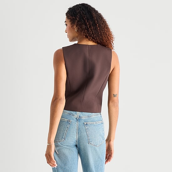 A.N.A Womens Crew Neck Sleeveless Vest