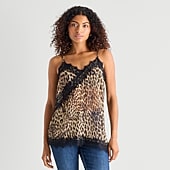 a.n.a Womens V Neck Sleeveless Camisole
