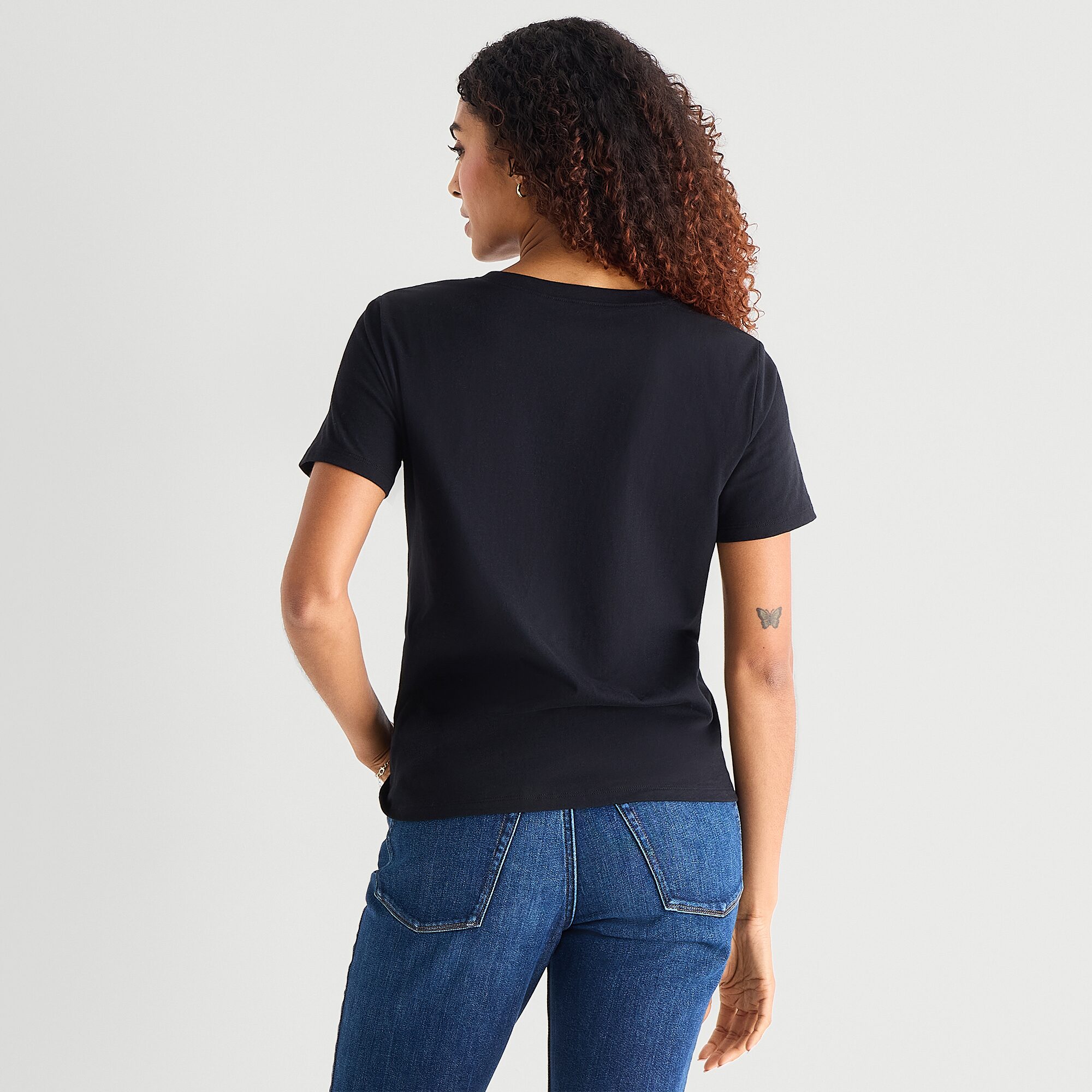 A.N.A Womens Crew Neck Short Sleeve T-Shirt