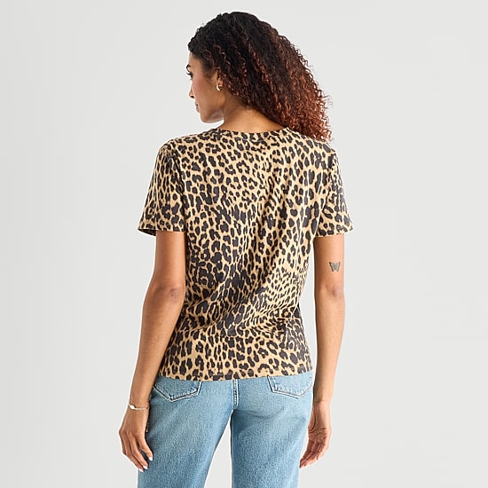 A.N.A Womens Crew Neck Short Sleeve T-Shirt