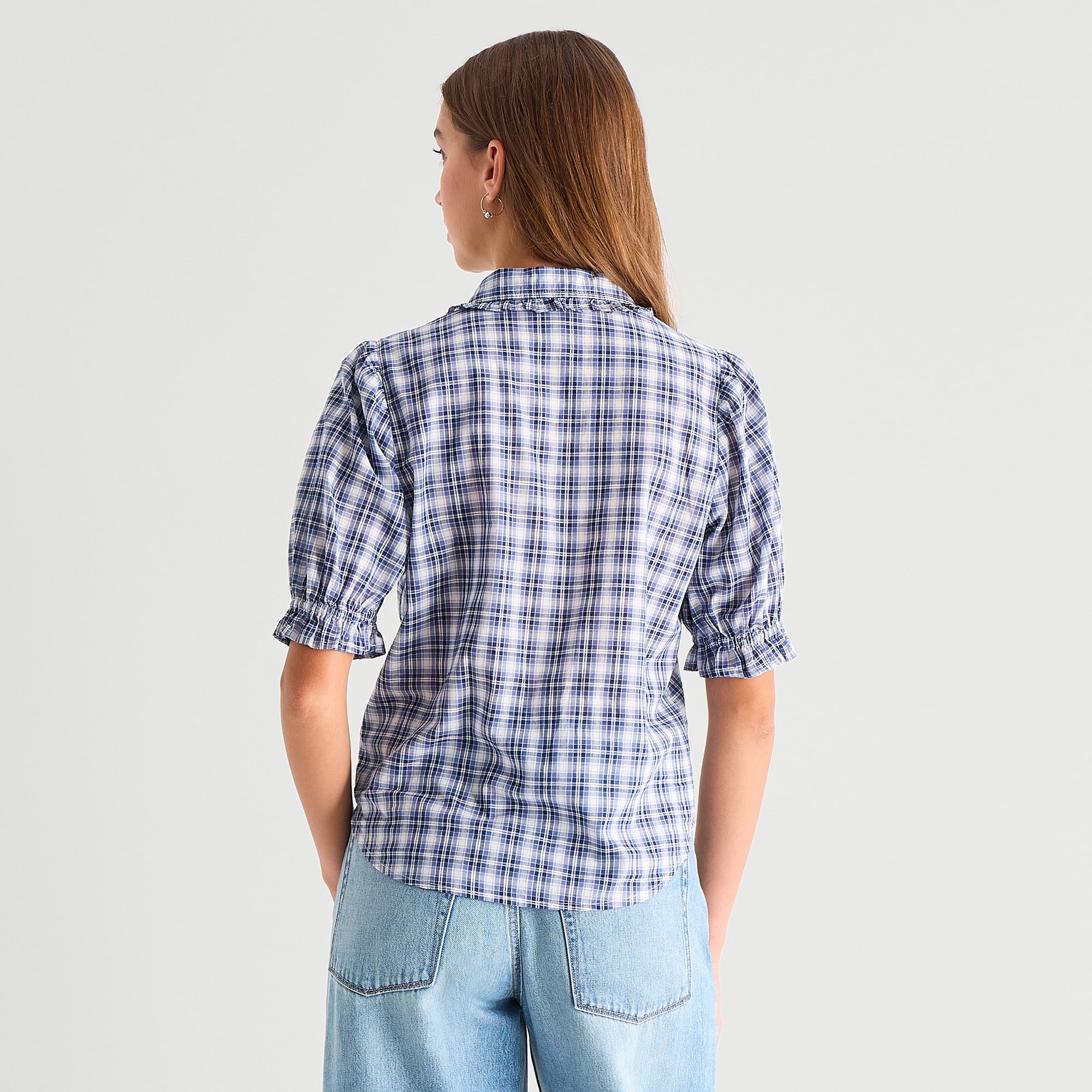a.n.a Womens Short Sleeve Blouse