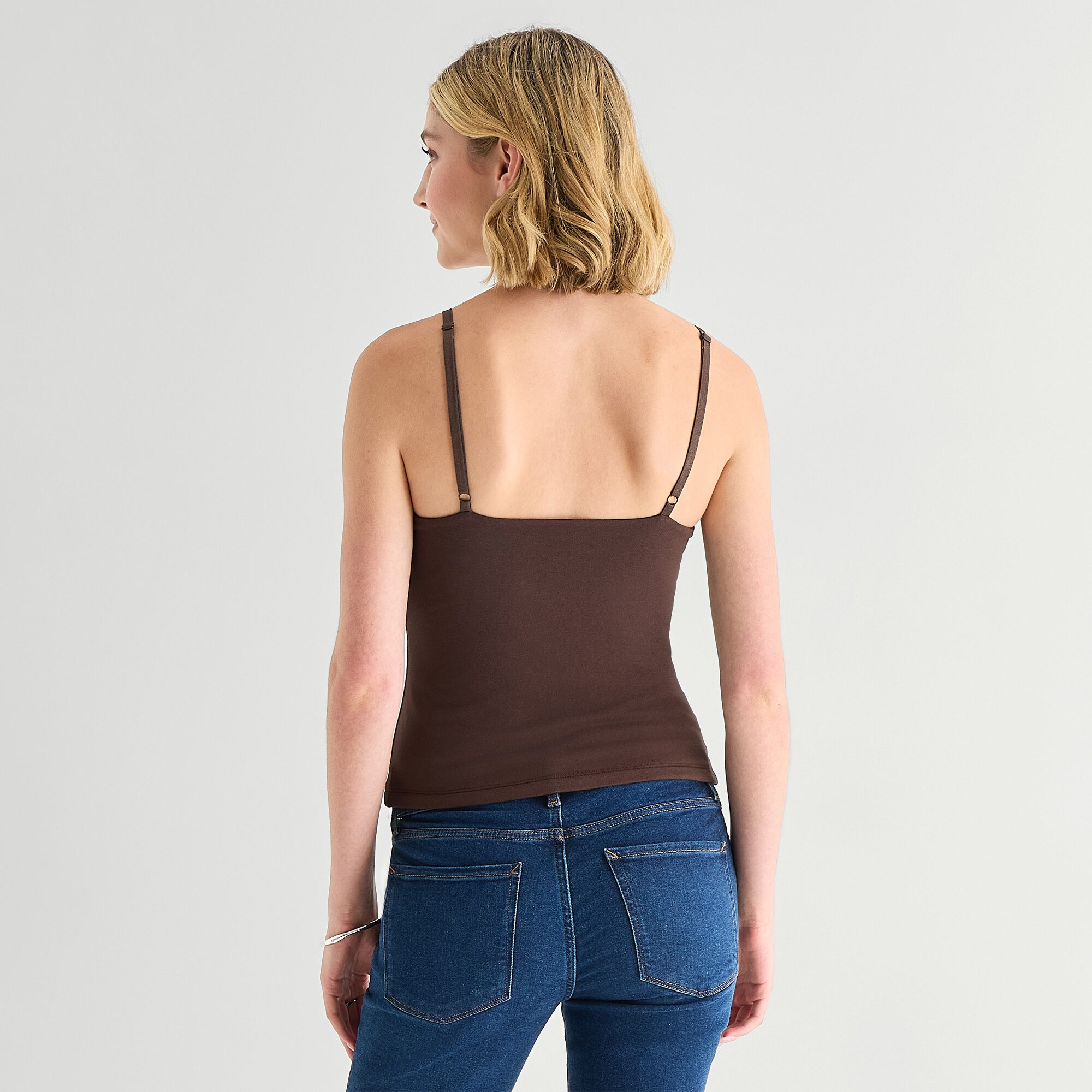 A.N.A Lightly Lined Womens Scoop Neck Bra Free Camisole