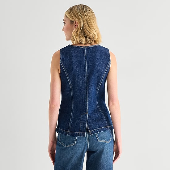 A.N.A Womens Round Neck Sleeveless Vest