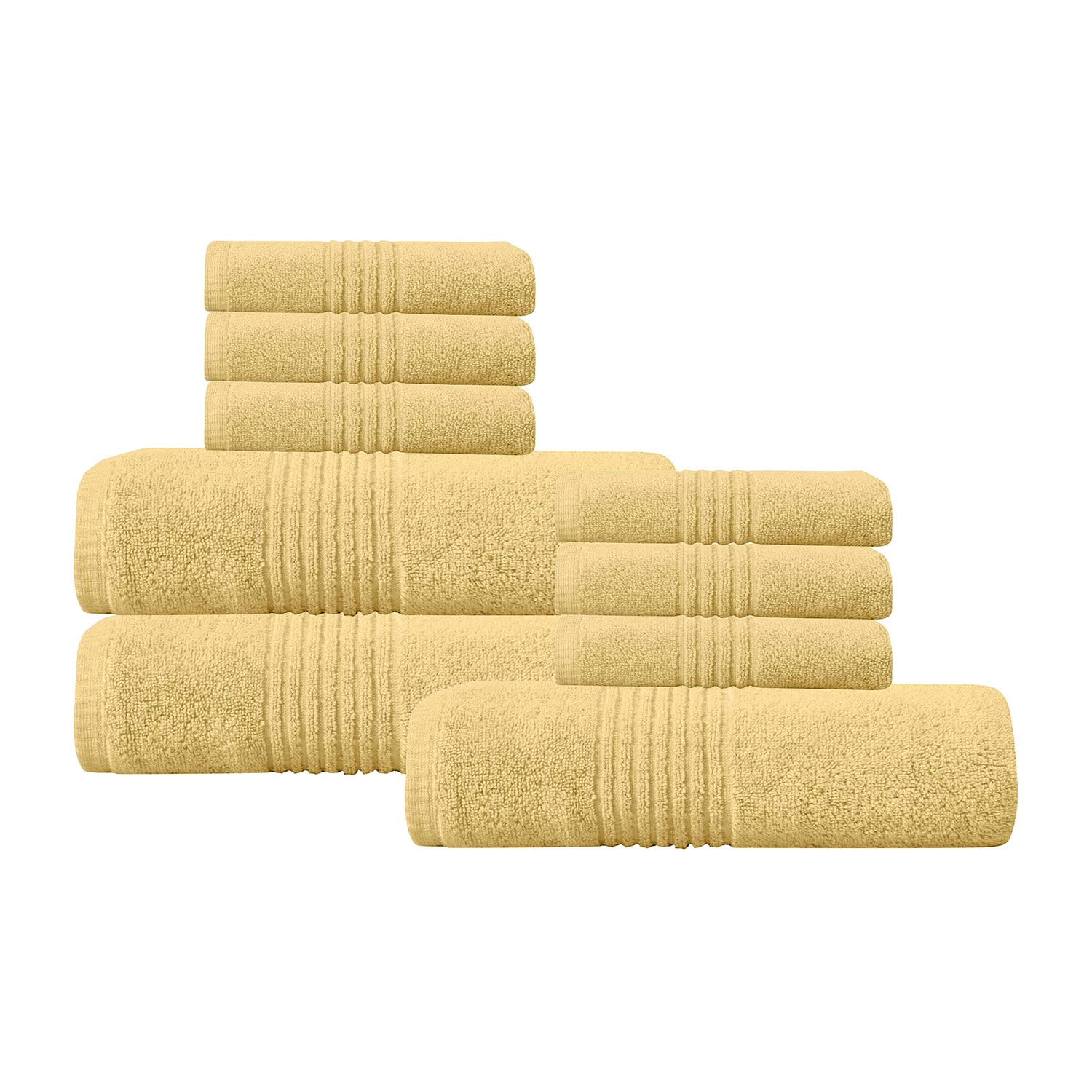 Home Weavers Inc Hazel Collection 100% Cotton Zero Twist 12-pc
