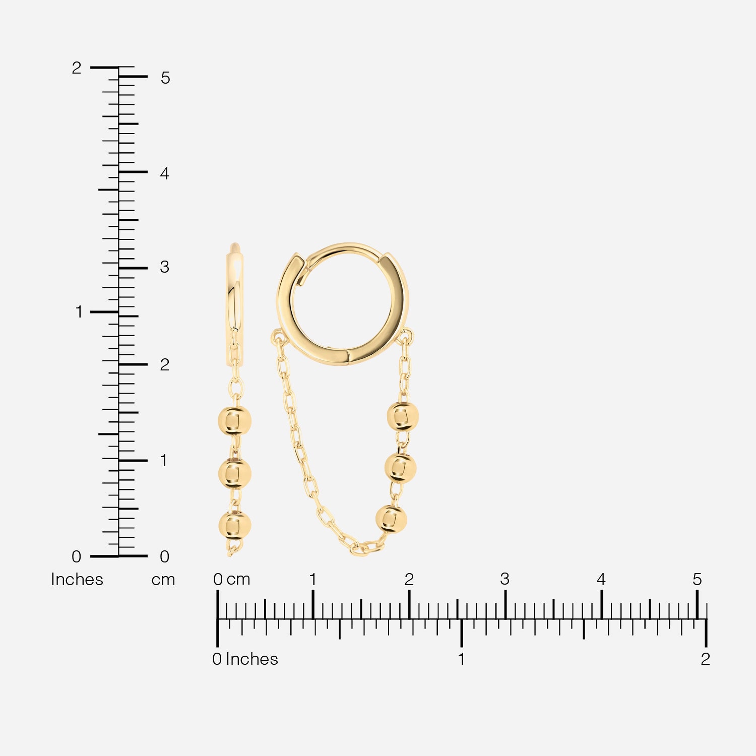 Silver Reflections Womens 14K Gold Over Brass Drop Earrings