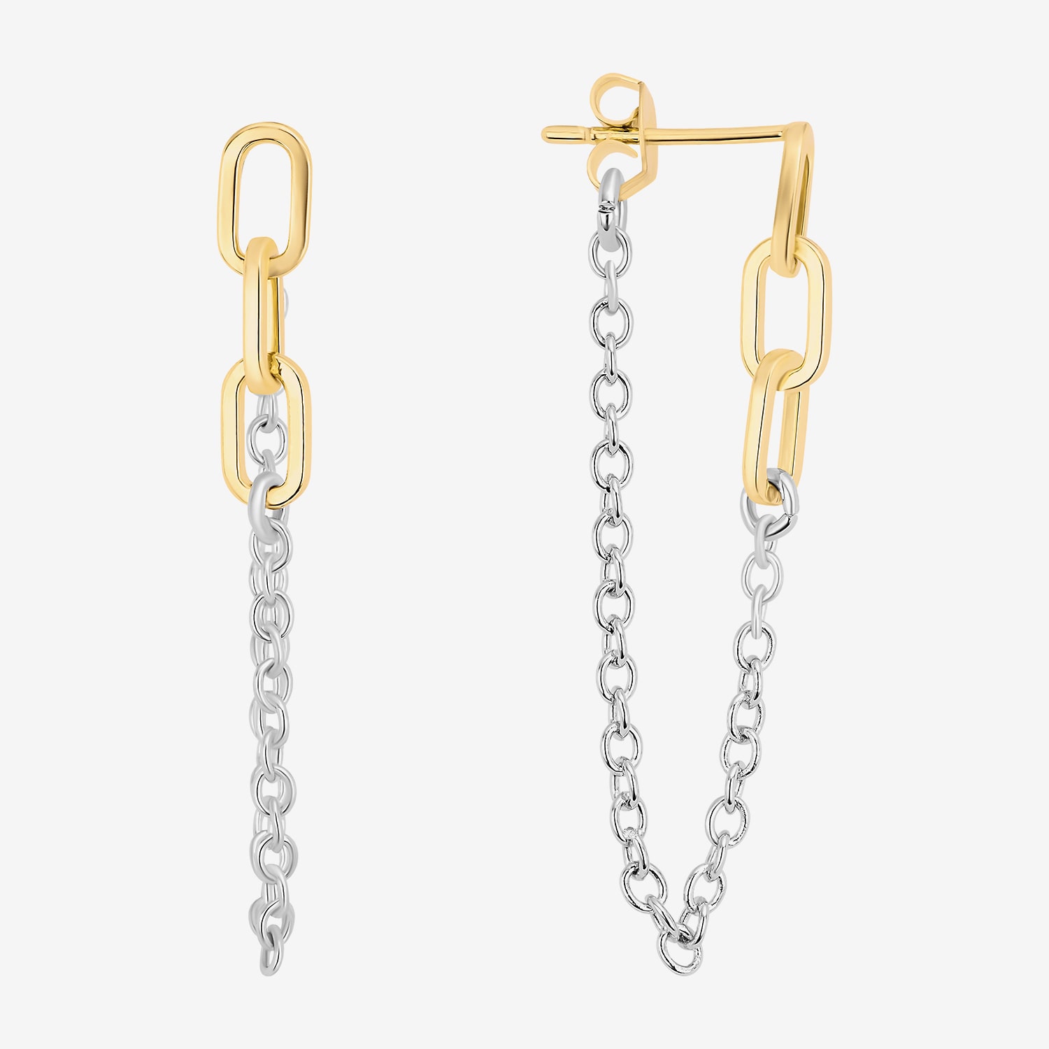 Silver Reflections Womens Pure Silver Over Brass Drop Earrings