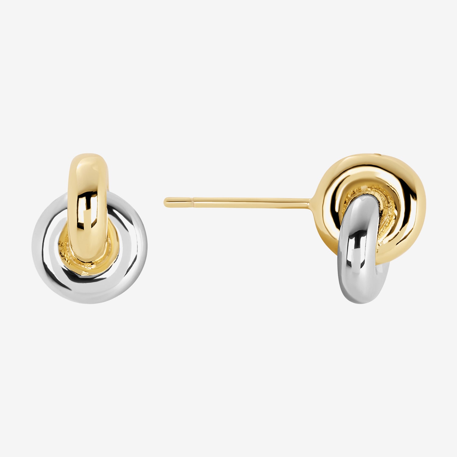 Silver Reflections 11.4mm Stud Earrings