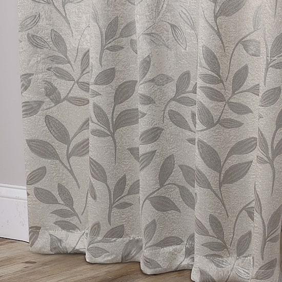 SUPERIOR® Leaves Grommet Top Energy Saving Room Darkening Set of 2 Curtain Panel