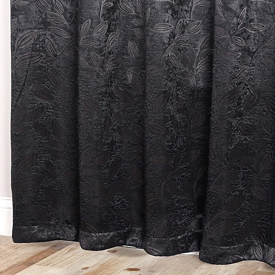 SUPERIOR® Leaves Grommet Top Energy Saving Room Darkening Set of 2 Curtain Panel