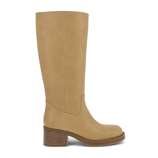MIA girl Womens Mia Girl Stacked Heel Dress Boots