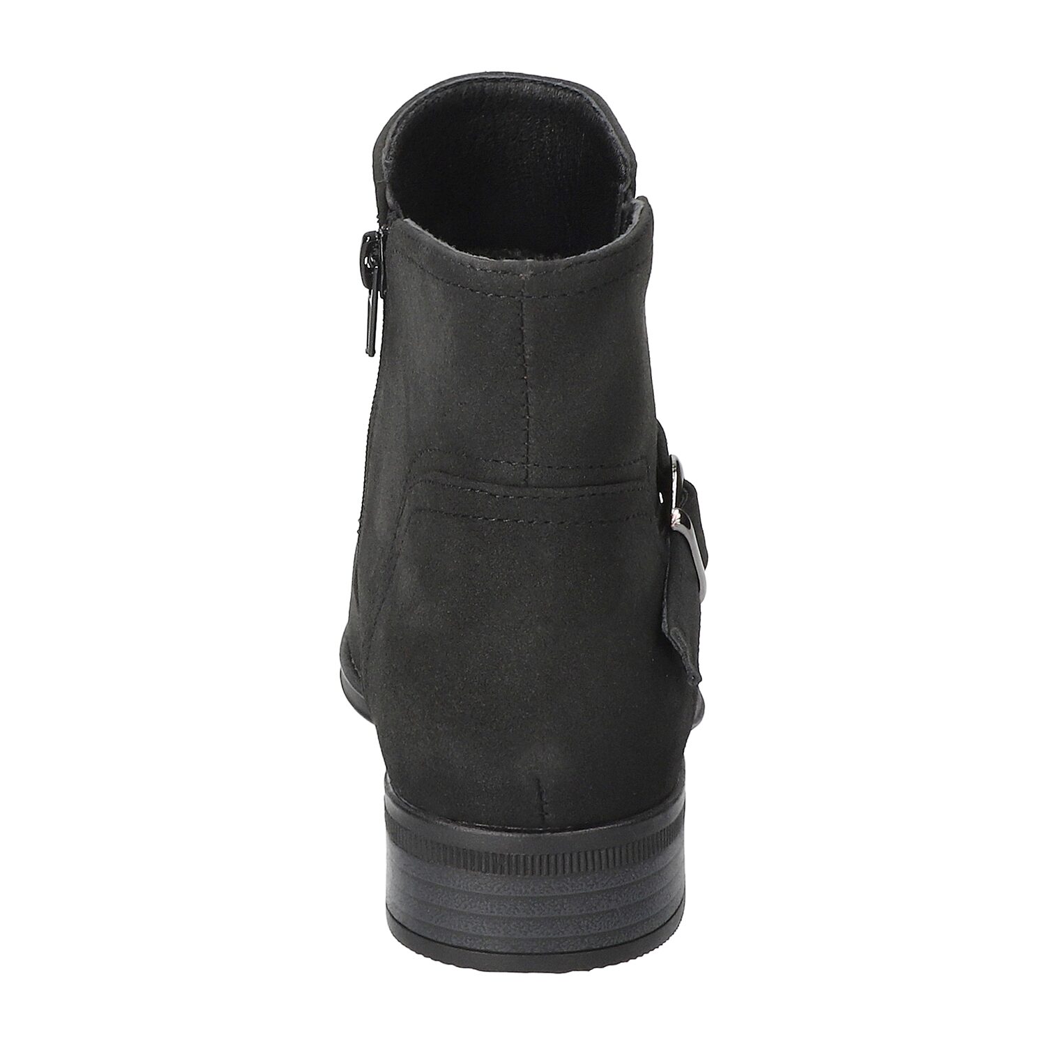 Easy Street Womens Junction Block Heel Booties