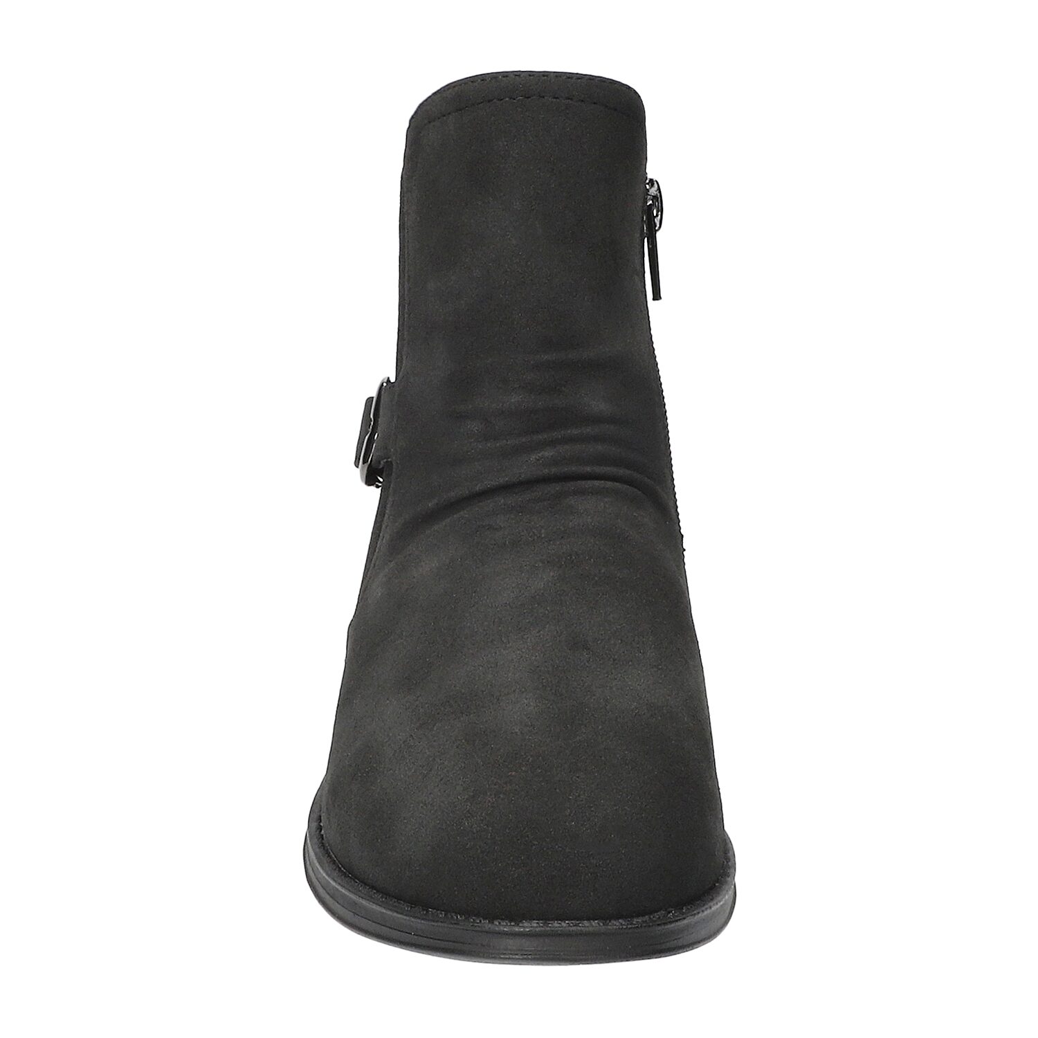 Easy Street Womens Junction Block Heel Booties