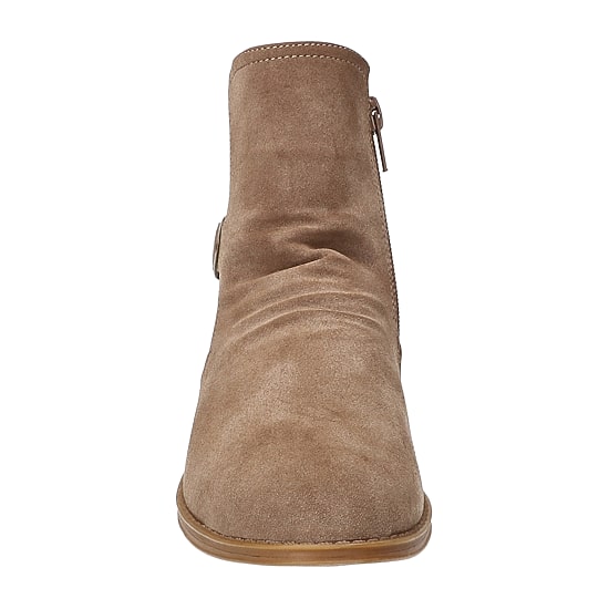 Easy Street Womens Junction Block Heel Booties