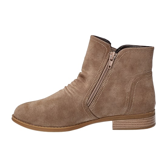 Easy Street Womens Junction Block Heel Booties
