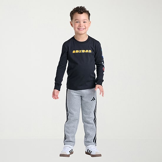adidas Toddler Boys Fleece 2-pc. Pant Set