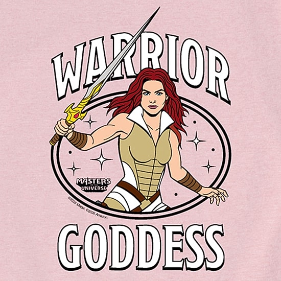 Warrior Goddess Tessa Big Kid Girls Crew Neck Short Sleeve Regular Fit Graphic T-Shirt