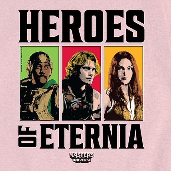 Heroes Eternia Big Kid Girls Crew Neck Short Sleeve Regular Fit Graphic T-Shirt