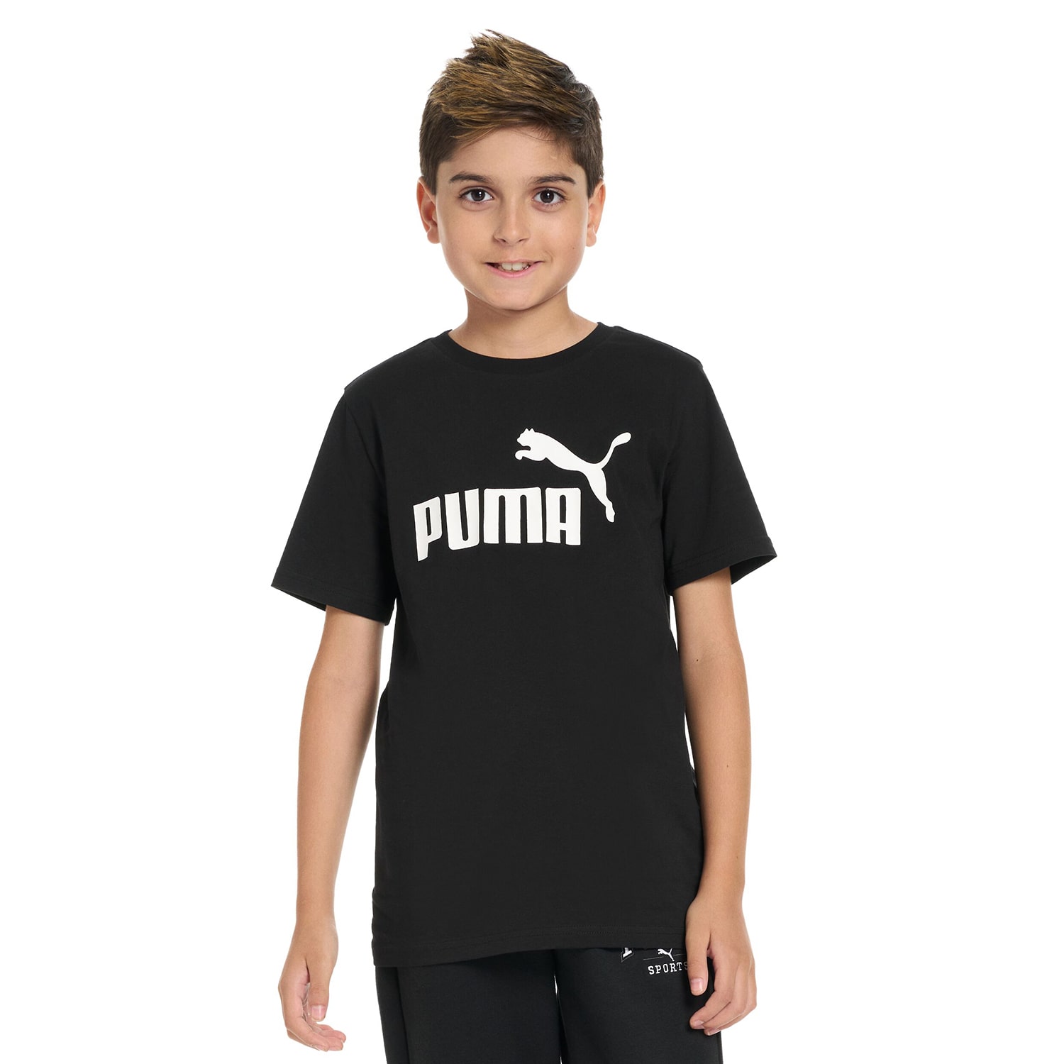 PUMA Big Kid Boys Crew Neck Short Sleeve Classic Fit Graphic T-Shirt