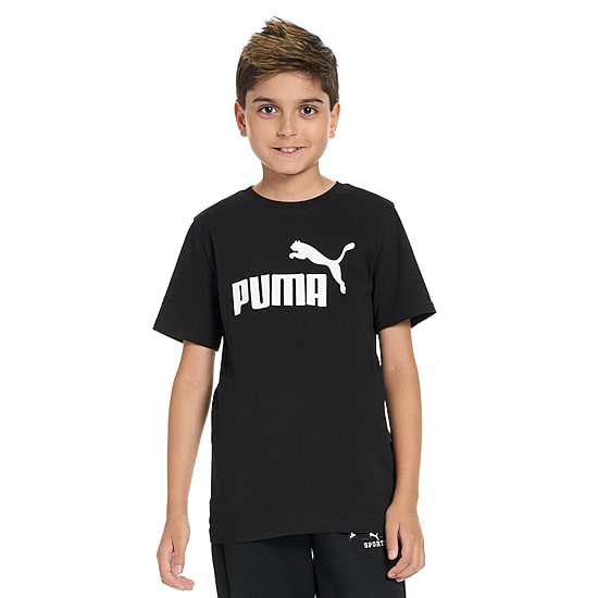 PUMA Big Kid Boys Crew Neck Short Sleeve Classic Fit Graphic T-Shirt