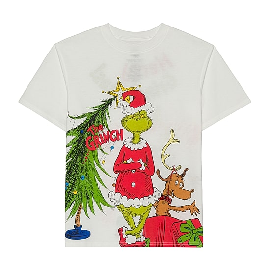 Little & Big Kid Boys Crew Neck Short Sleeve Regular Fit Grinch Graphic T-Shirt