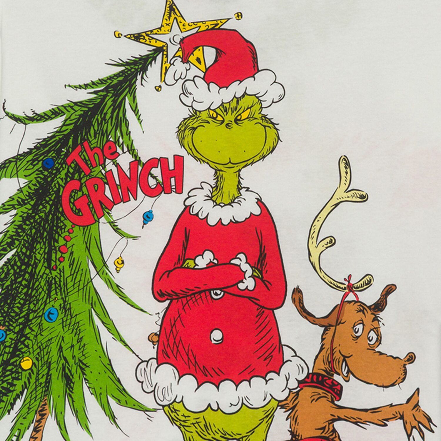 Little & Big Kid Boys Crew Neck Short Sleeve Regular Fit Grinch Graphic T-Shirt