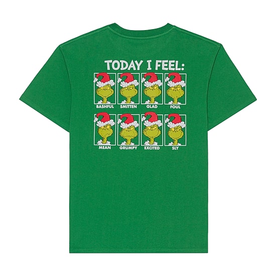 Little & Big Kid Boys Crew Neck Short Sleeve Regular Fit Grinch Graphic T-Shirt