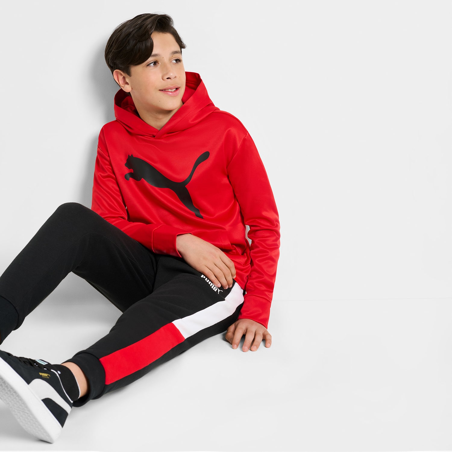 PUMA Big Boys Fleece Hoodie