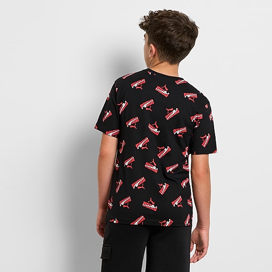 PUMA Big Kid Boys Crew Neck Short Sleeve Regular Fit Graphic T-Shirt