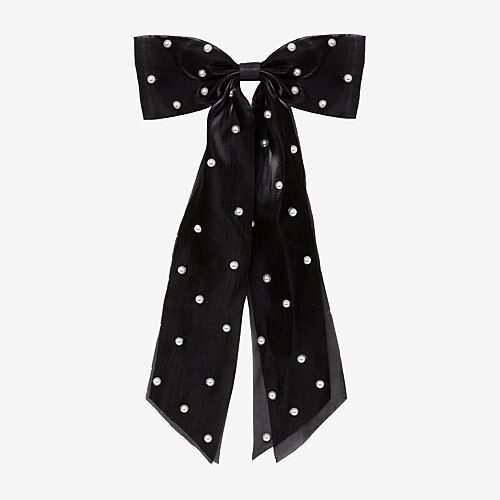 Bijoux Bar Hair Bow In Black