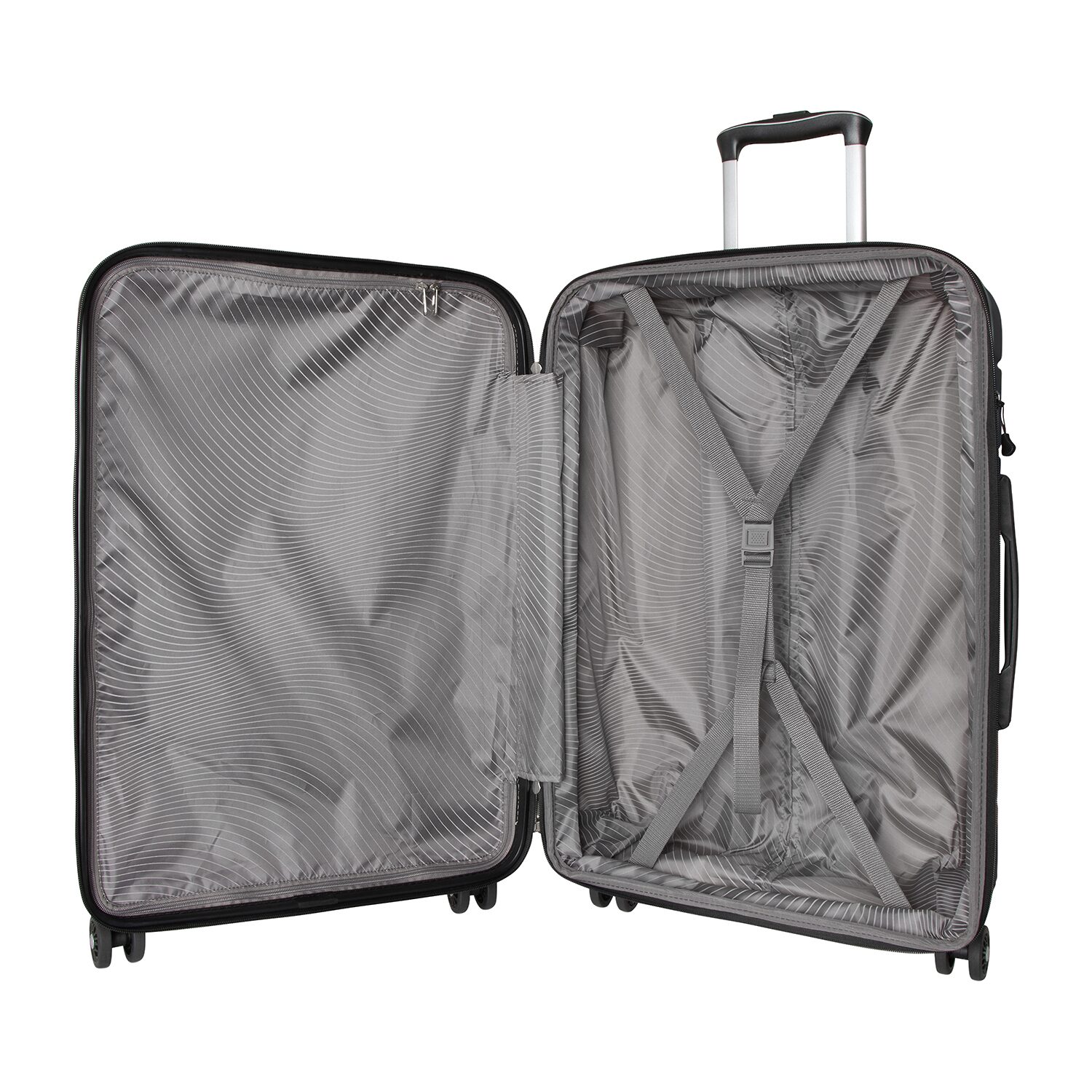 Skyway Inch Hardside Expandable Lightweight Checked Spinner Luggage
