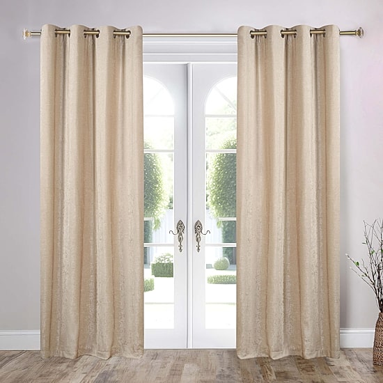 SUPERIOR® Noor Grommet Top Energy Saving Light-Filtering Set of 2 Curtain Panel