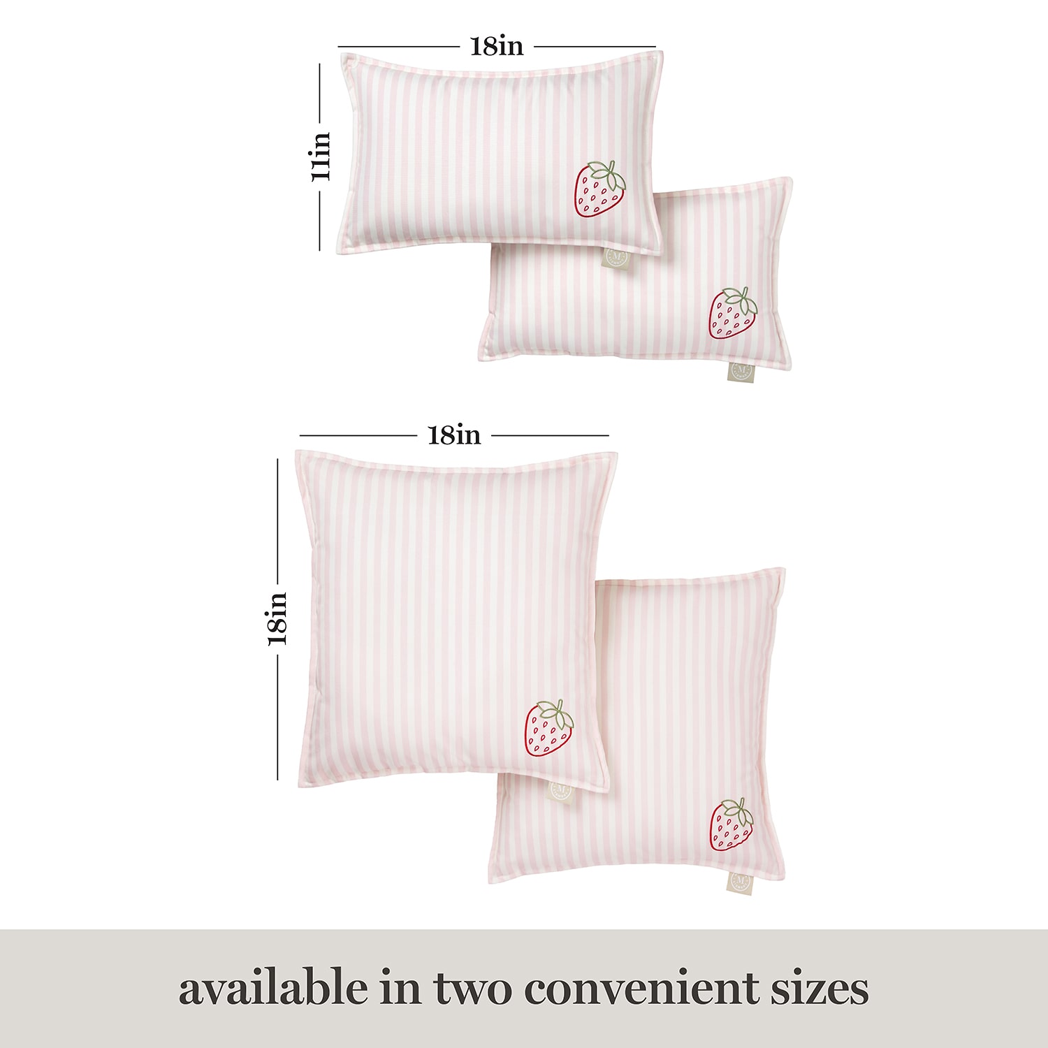 Martha Stewart Spring May Embroidered 2-pc. Rectangular Throw Pillow