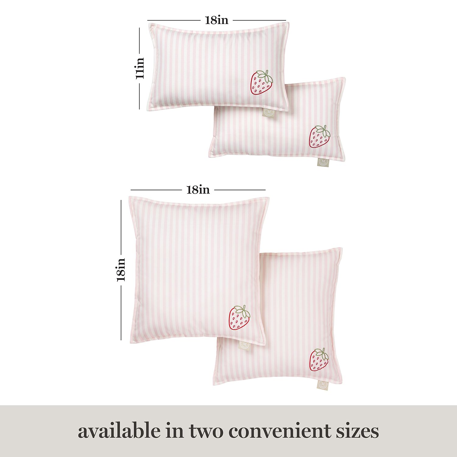 Martha Stewart Spring May Embroidered 2-pc. Rectangular Throw Pillow
