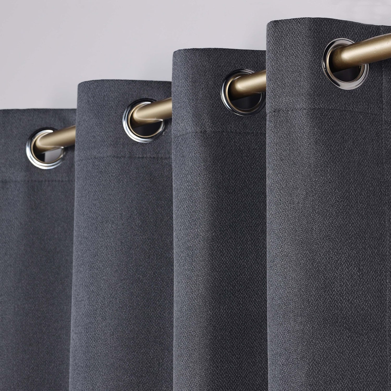 SUPERIOR® Nyan Grommet Top 100% Blackout Set of 2 Curtain Panel