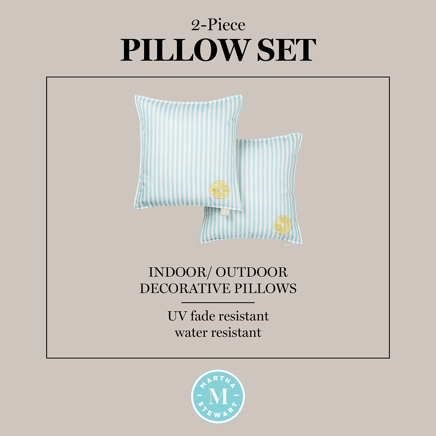 Martha Stewart Spring May Embroidered 2-pc. Rectangular Throw Pillow