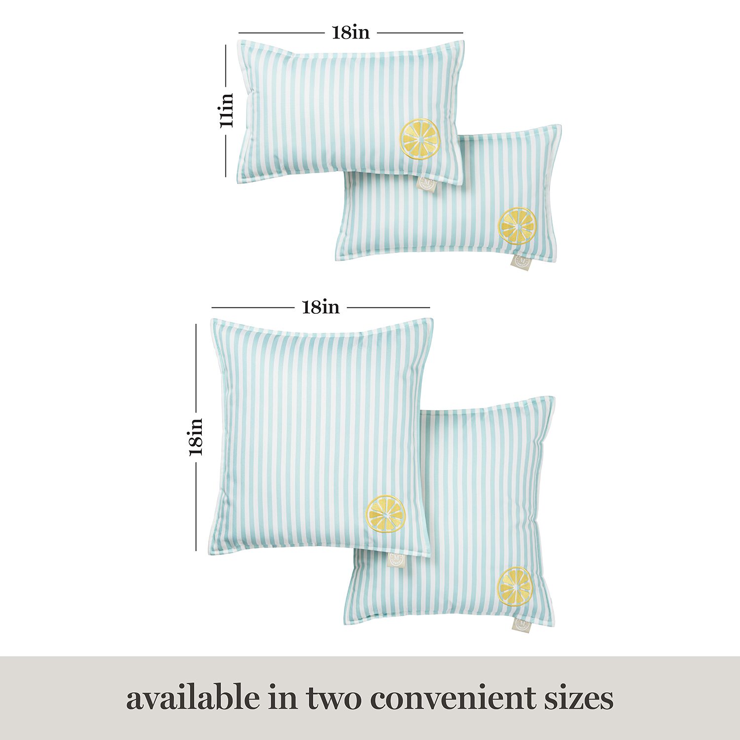 Martha Stewart Spring May Embroidered 2-pc. Rectangular Throw Pillow