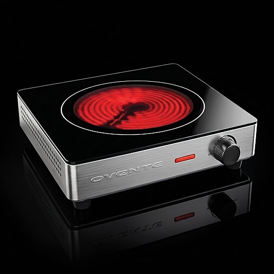 Ovente Adjustable Temperature Electric Burner